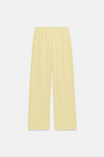 БРЮКИ WIDE LEG ИЗ ТКАНИ В РУСТИКАЛЬНОМ СТИЛЕ — ZARA