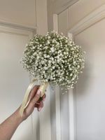 Свадебный букет из гипсофилы