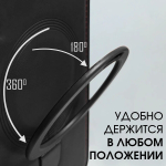 Business style чехол из кожи для IPHONE 17 PRO с кольцом-подставкой и бархатной подкладкой