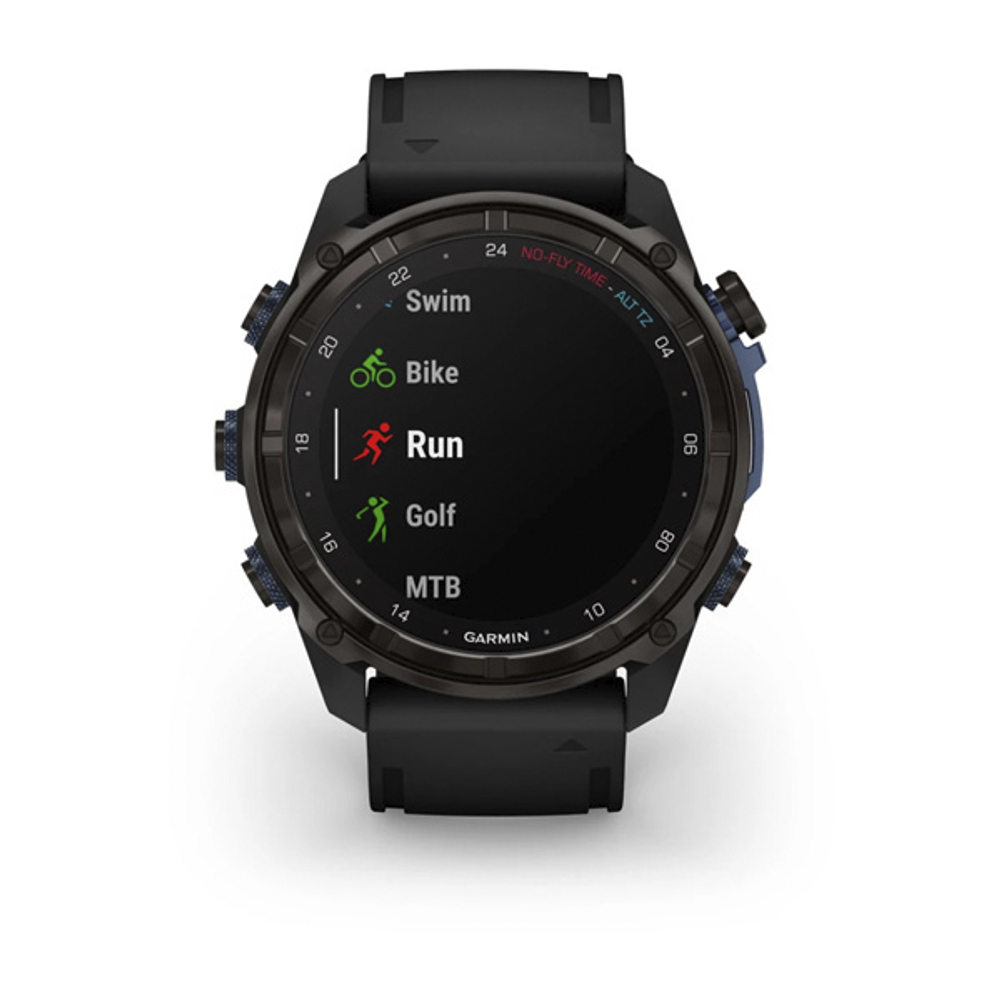 Умные часы Garmin Descent Mk3i титановый DLC серо-карбонового цвета/черный ремешок 51 мм 010-02752-11