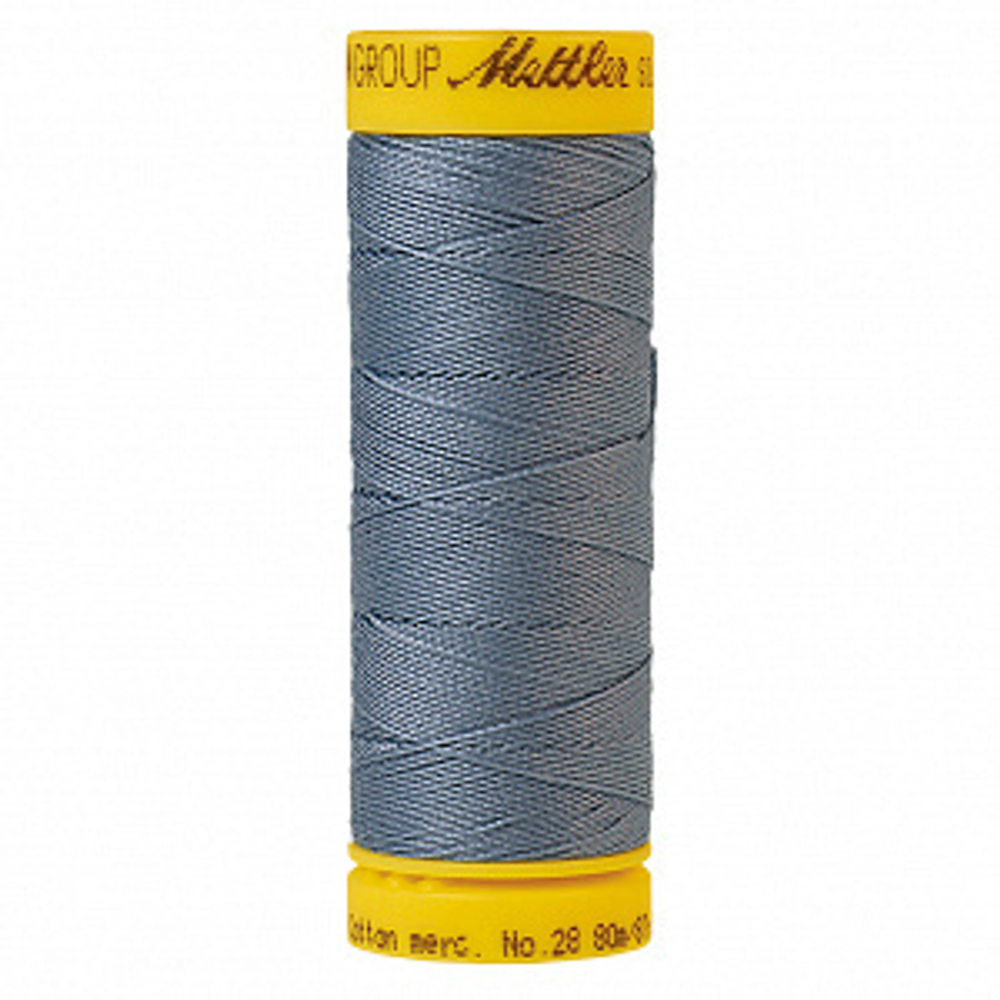 Нить швейная отделочная Silk-Finish Cotton (намотка 80 м) (Mettler, 100%хлопок, 0350)
