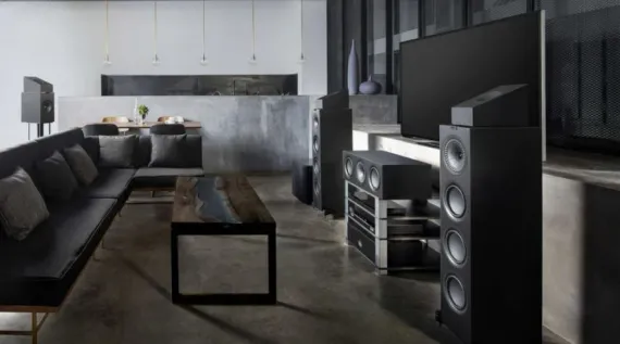 KEF Q650C Walnut