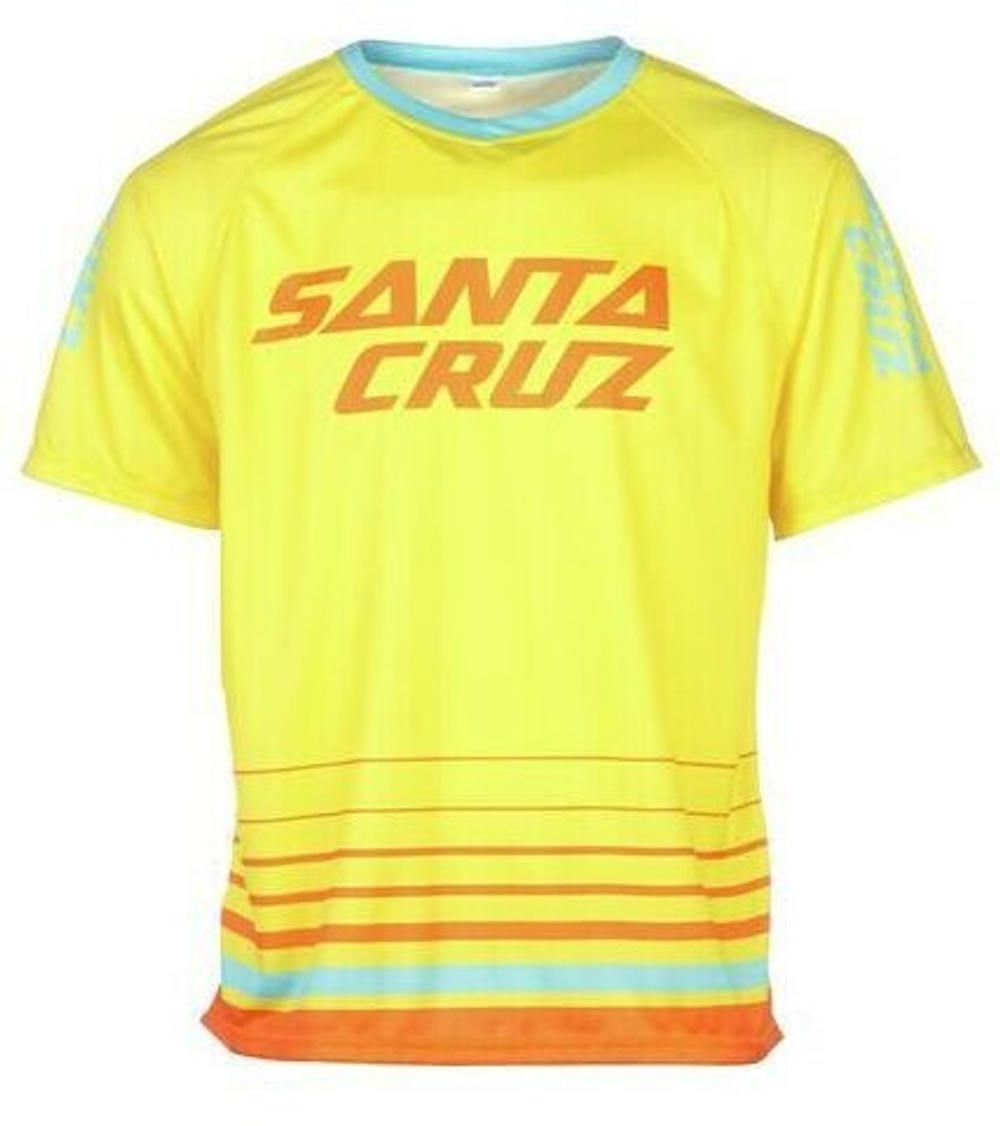 Jersey SANTA CRUZ MTB (желтый) размер L 56см. (76-85 кг.)