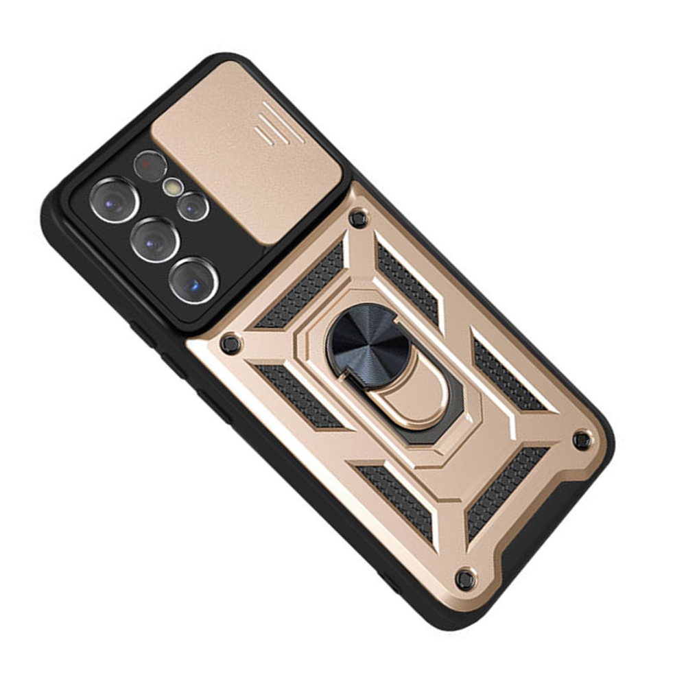 Чехол с кольцом Bumper Case для Samsung Galaxy S21 Ultra