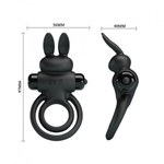 Эрекционное виброкольцо "Rabbit" 10 режимов