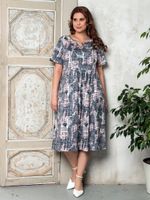 Платье Юнит Виотекс СЕРО-РОЗОВЫЙ