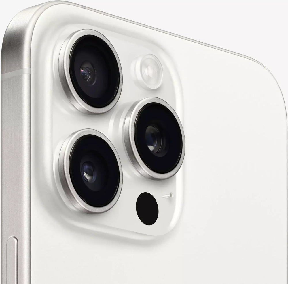 iPhone 15 Pro Max 1 ТБ, Dual: nano SIM + nano SIM, белый титан