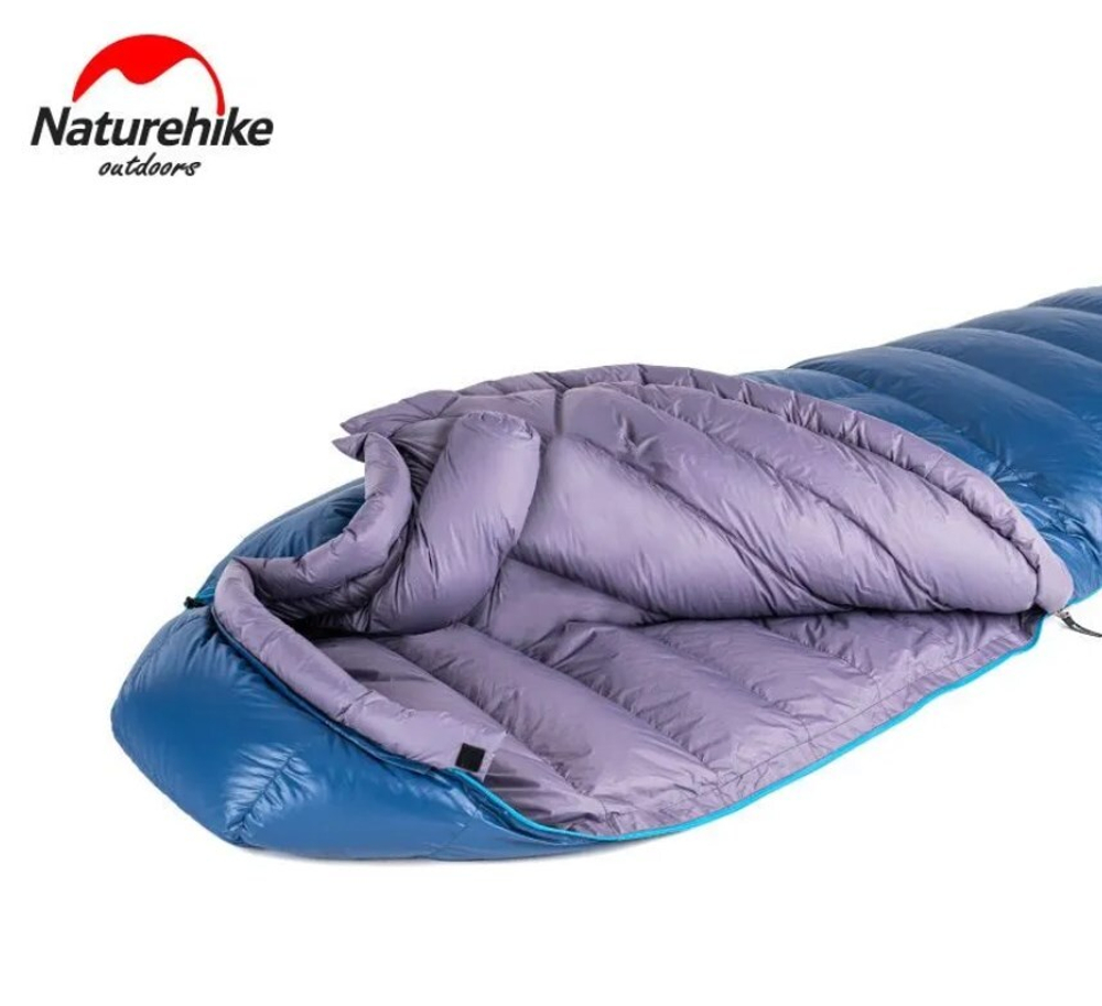 Мешок спальный Naturehike 2019 ULG, 210х80 см, (правый) (ТК: -15C), синий