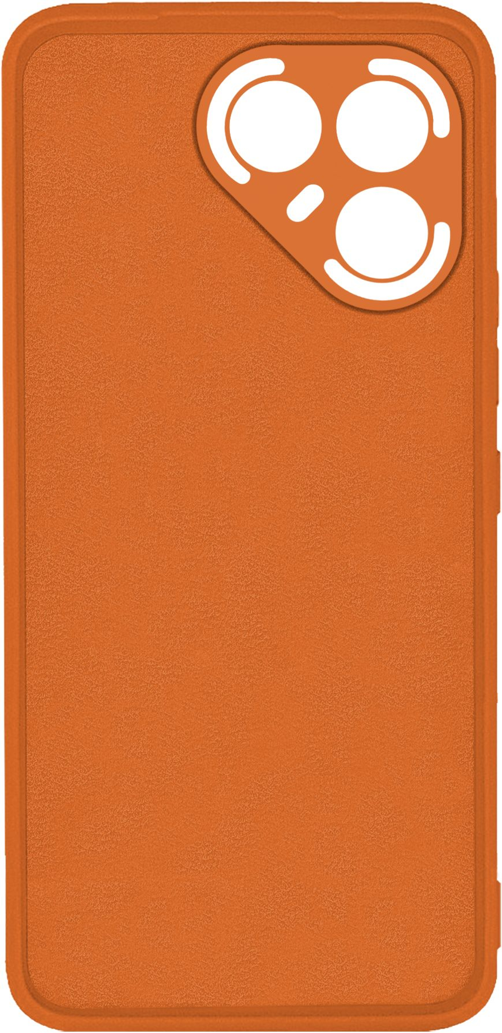 Мягкий Soft Touch чехол из силикона для TECNO POVA 7 PRO с бархатной подкладкой