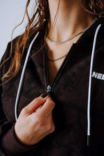 Худи Relaxed Zip Hoodie POWER 895 ТЕМНО-КОРИЧНЕВЫЙ КАМУФЛЯЖ