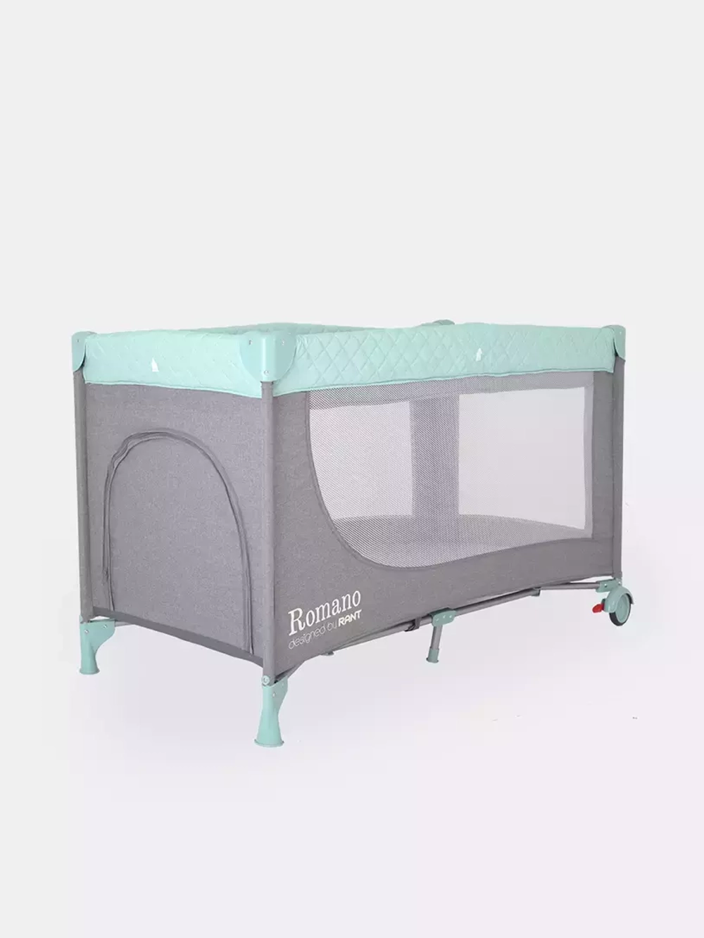 Манеж детский RANT "ROMANO" арт.RP100 grey+green