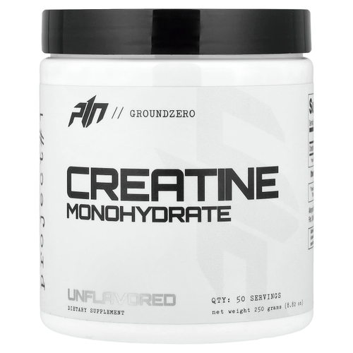 Project 1 Nutrition, моногидрат креатина, без добавок, 250 г (8,82 унции)