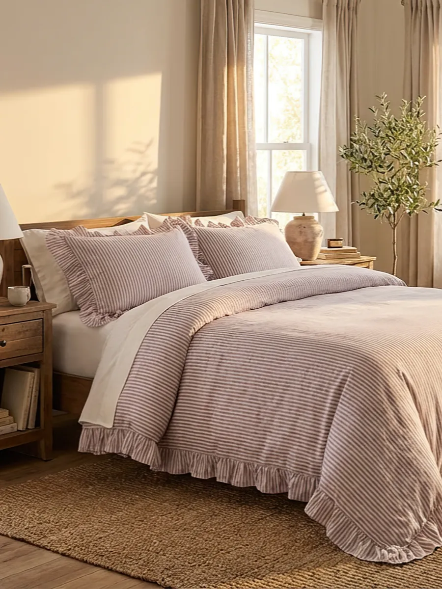 КПБ MAJOLİ Milagros Ren CHARM Евро 200*220-1шт. 240-260, 50*70-2шт. Вар. Хлоп. — фото 2