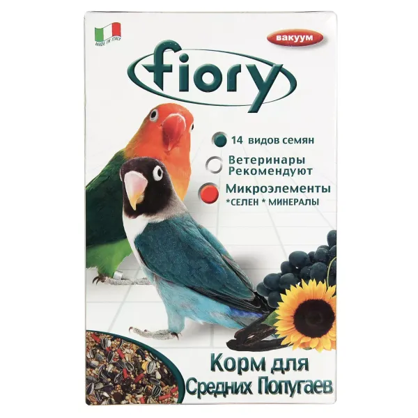 Корм FIORY Parrocchetti African для средних попугаев