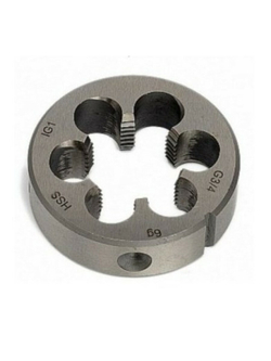 Плашка M9x1.0-?25мм, в пластиковом футляре RockForce##Rock FORCE RF-DIE9x1