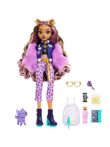 Кукла Монстер Хай Клодин HRP65 Поколение 3 | Monster High Clawdeen g3 HRP65 | модельная кукла | 6+