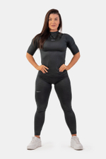 Леггинсы PYTHON SNAKESKIN HIGH-WAIST LEGGINGS 407 Черные