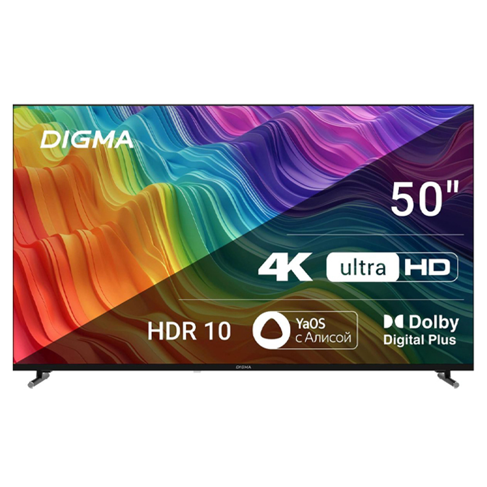 тв ЖК DIGMA DM-LED 50UBB33 UltraHD SMART