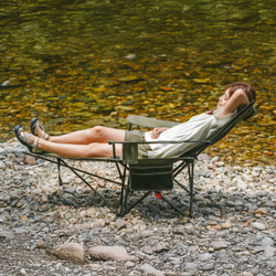 Кресло туристическое Naturehike Nightfall T05, 147х78,5х82 / 89 см, складное, до 150 кг, зеленое