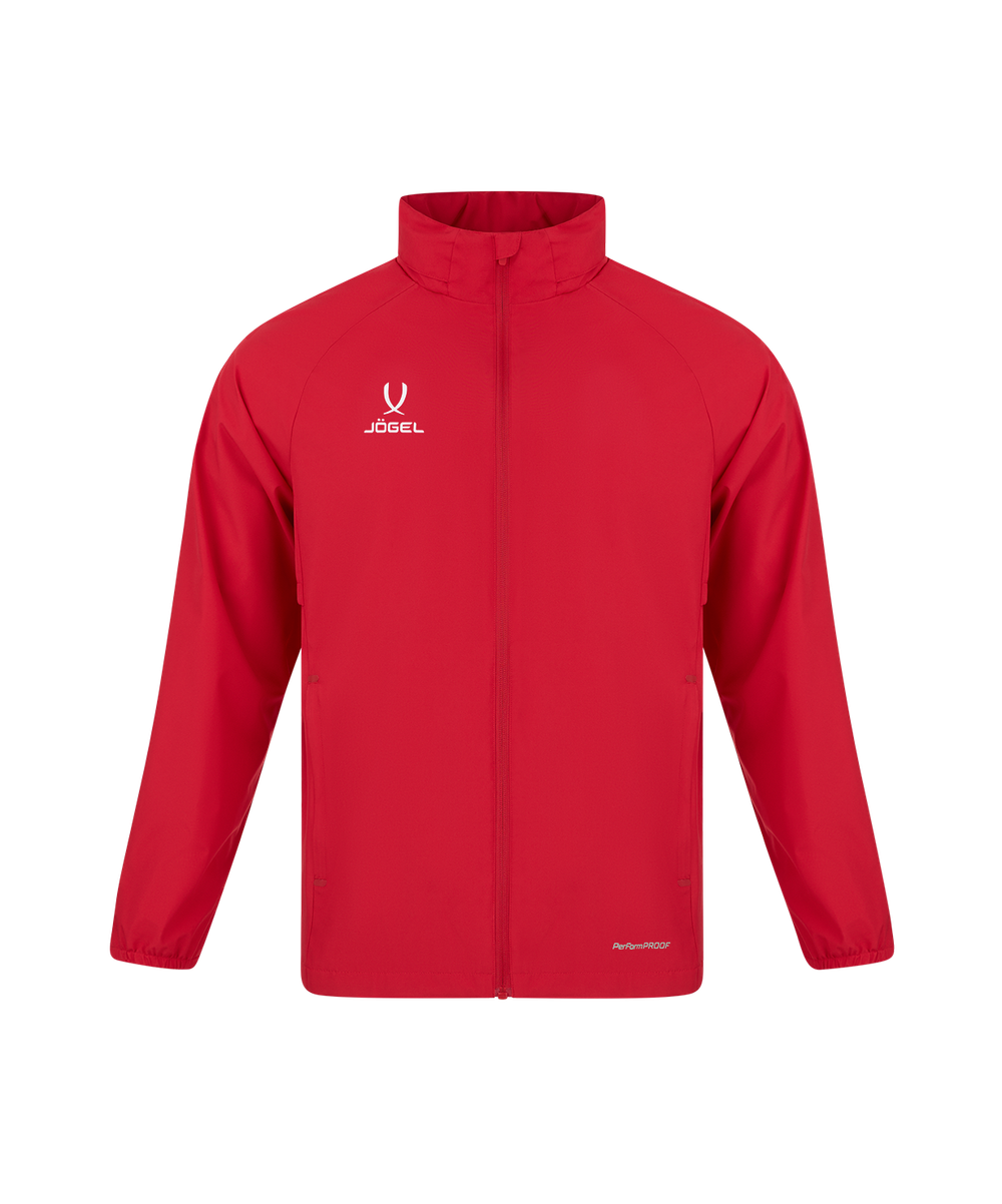 Куртка ветрозащитная JÖGEL PREMIER PerFormPROOF FZ Rain Jacket, красный