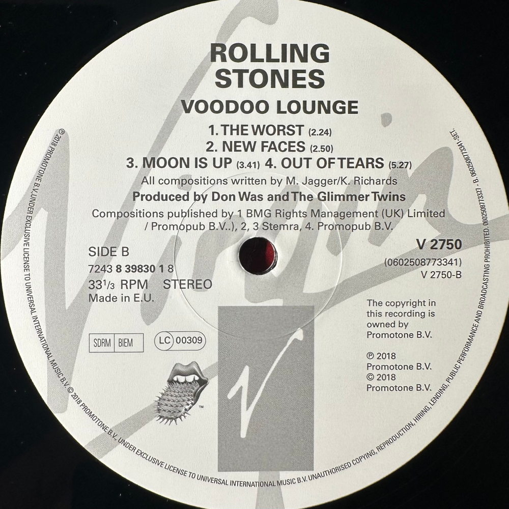 Rolling Stones ‎– Voodoo Lounge 2LP (Европа 2020г.)