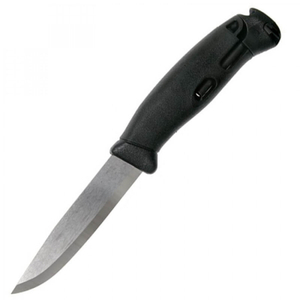 Нож Morakniv Companion Spark, с огнивом, чёрный
