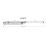 Душевой уголок Vincea Комо-Н (Como-N) VSR-4CN9015CL, 1500*900, хром, стекло прозрачное