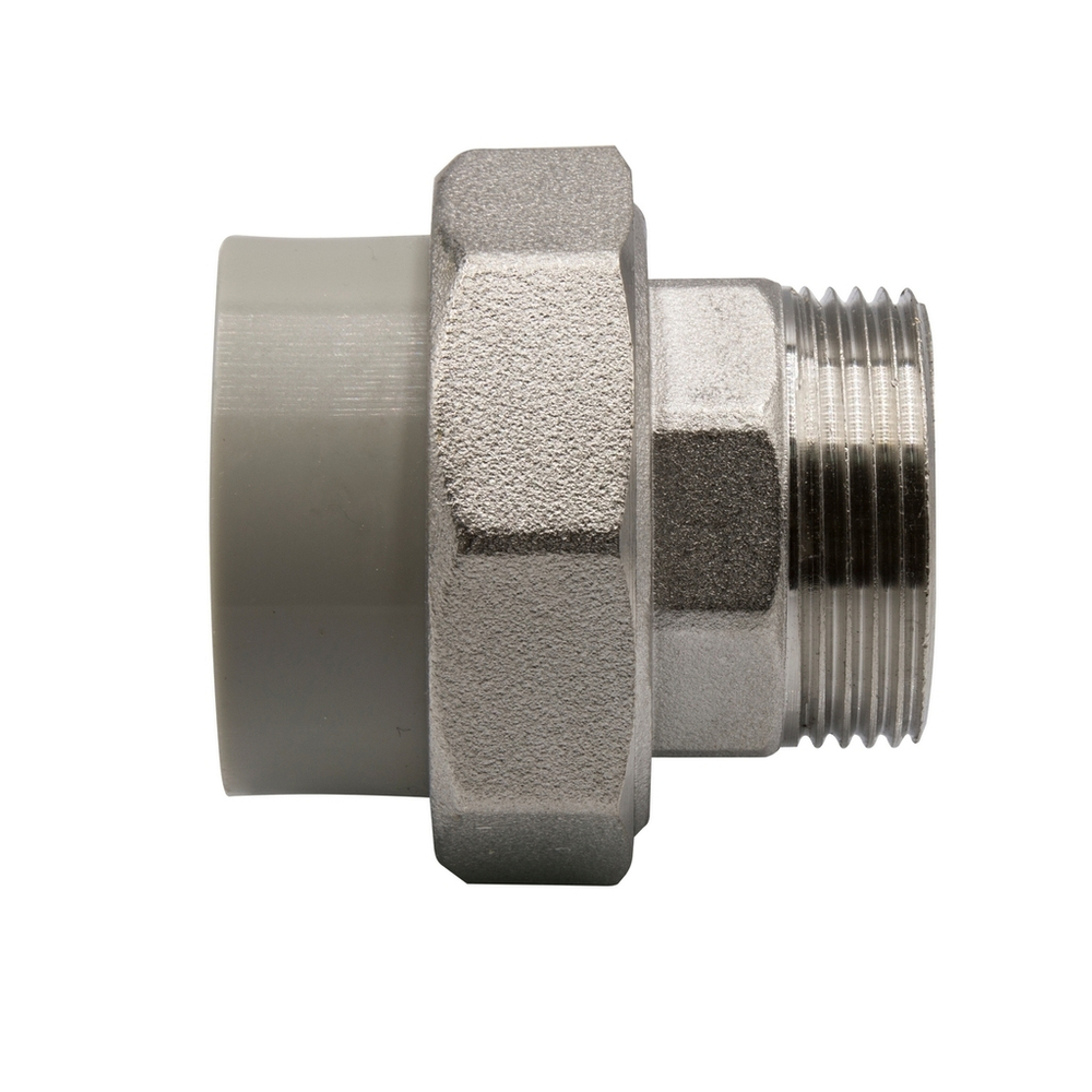 Муфта комб. разъемная, нар 40х1 1/4" EVER® СЕРЫЙ (Россия)