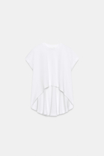 АСИММЕТРИЧНАЯ ХЛОПКОВАЯ ФУТБОЛКА — ZARA