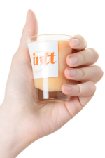 Массажная свеча для поцелуев INTT с ароматом персика 40 г