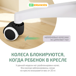 Стул для школьника Ergokids Soft Air