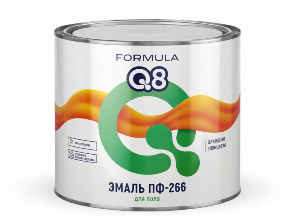 1,8 кг (FORMULA Q8) Эмаль Красно-коричневая ПФ-266