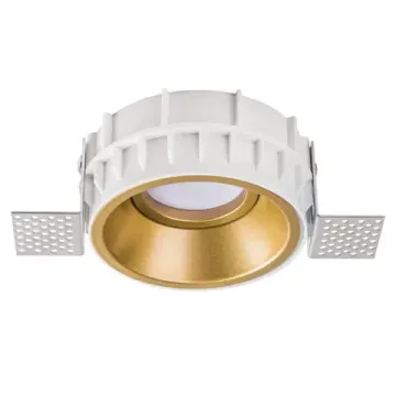 Комплект из светильника и рамки 1*Gu5.3 G214603 золото Round Domino Lightstar