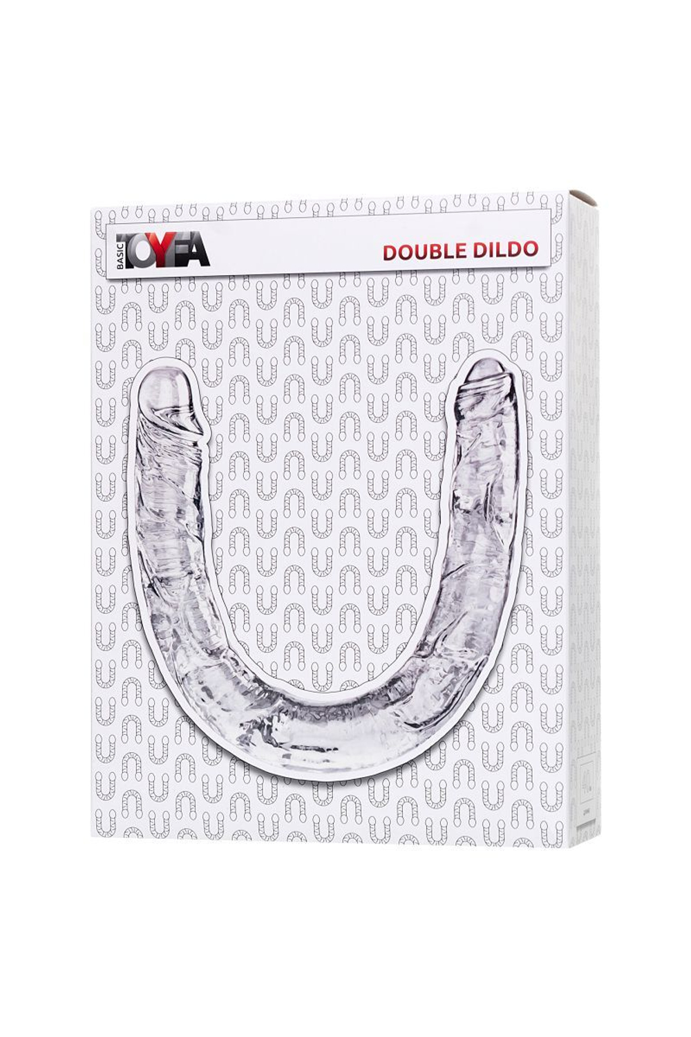 Прозрачный двухсторонний фаллоимитатор Double Dildo - 40 см. (Цвет: прозрачный)