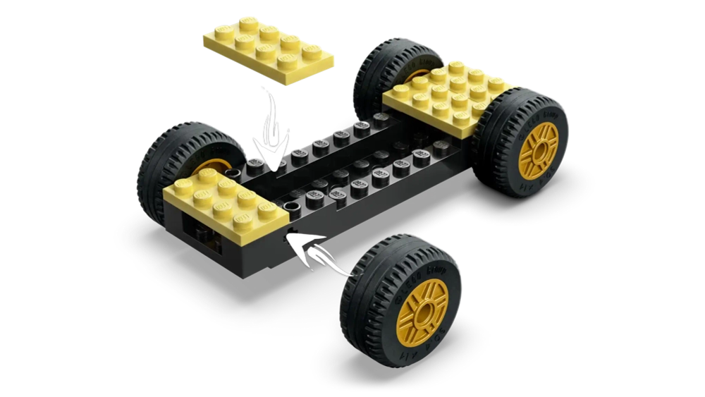 Конструктор LEGO Ninjago 71840 Дуэль гоночных автомобилей Rogue и Drix