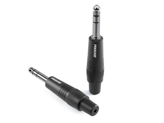 PROCAST cable TRS-6.3/6/M/S - TRS Jack 6,3mm (male) разъем