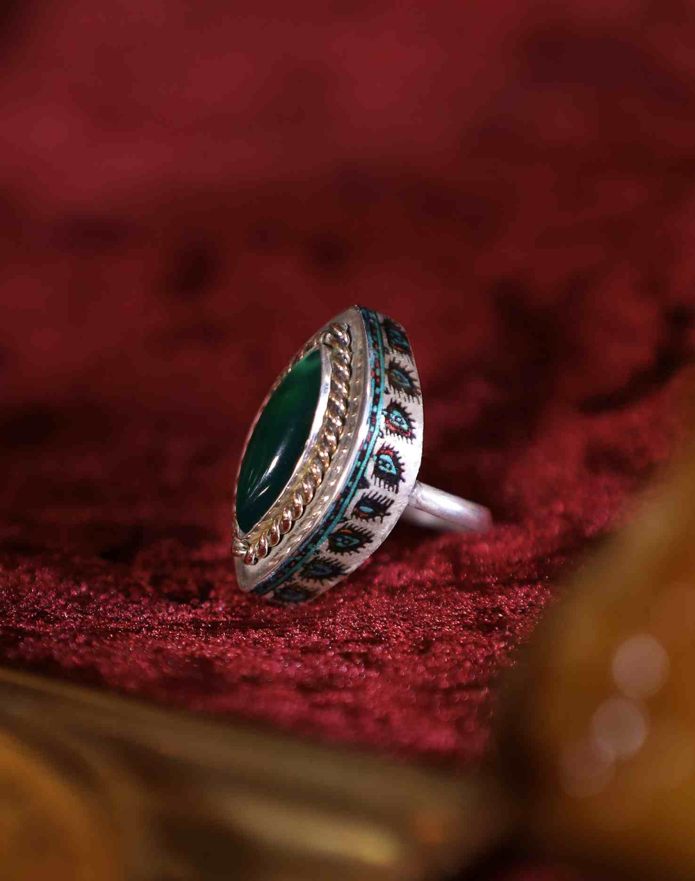 Серебряное кольцо Irandokht Valavaez Иран