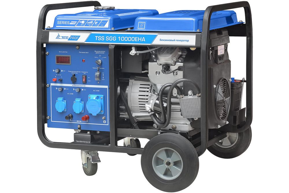 Бензогенератор TSS SGG 10000EHA - [10 кВт / 220V / Lifan 2V78F-2] выход ATS для АВР