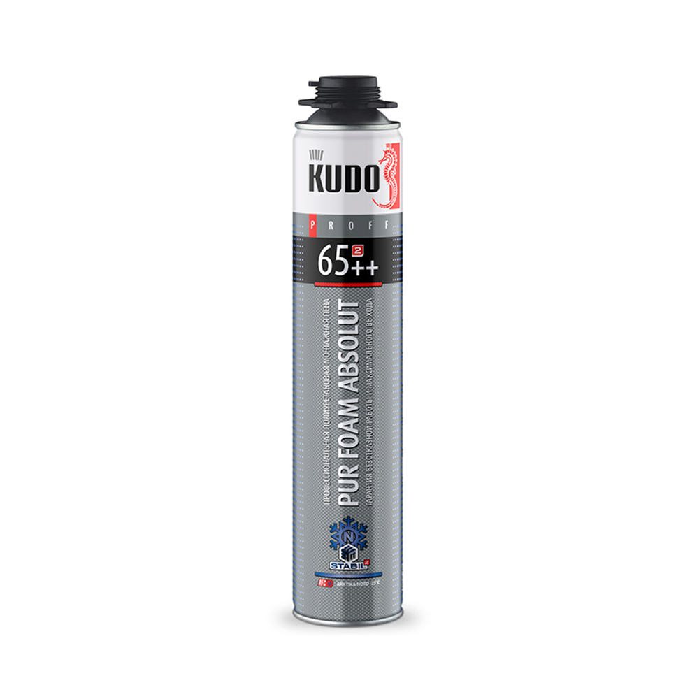 Пена полиуретановая монтажная KUDO PROFF 65+ARKTIKA