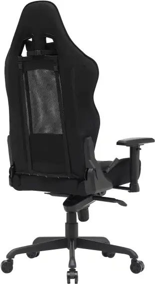 Кресло Cactus CS-CHR-MC04 черный крестов. сталь пластик черный