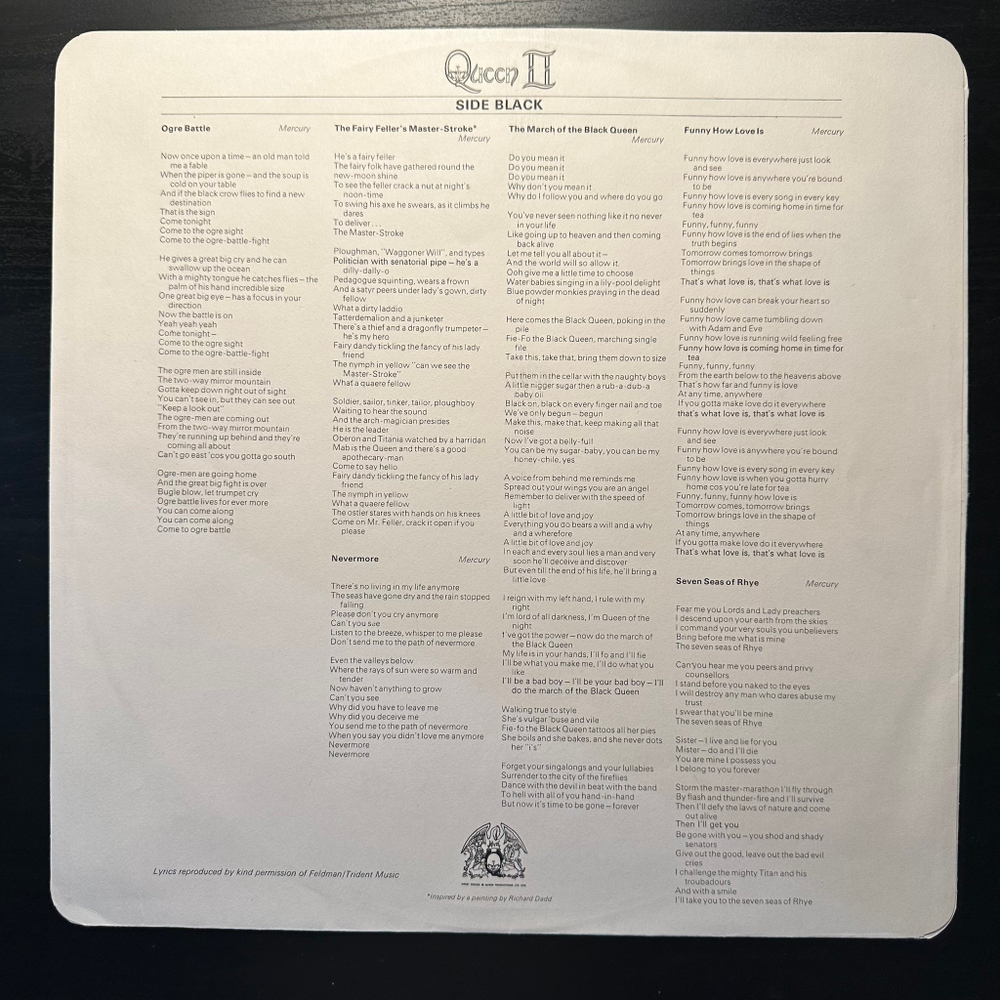 Queen- Queen II (Англия 1974г.)