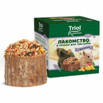 Лакомство в пеньке для грызунов с фруктами, 70г, Triol Standard