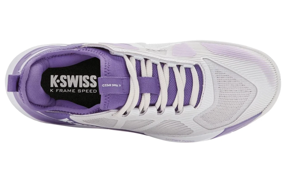 Женские теннисные кроссовки K-Swiss K-Frame Speed - nimbus cloud/white/purple haze