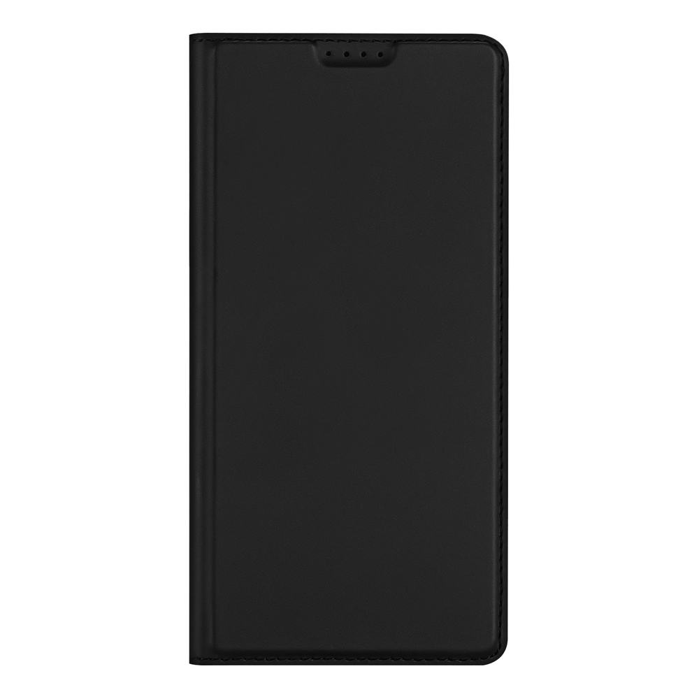 Чехол книжка из кожи черного цвета для Nothing Phone 4a Pro, серия Skin Pro Series от Dux Ducis