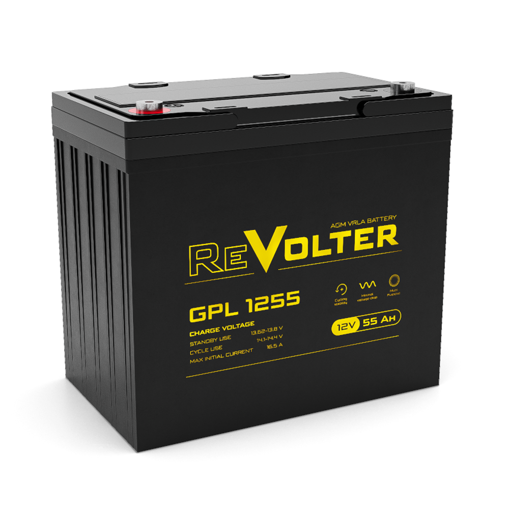 Аккумулятор REVOLTER GPL 12250 | 250 Ач | 12В AGM