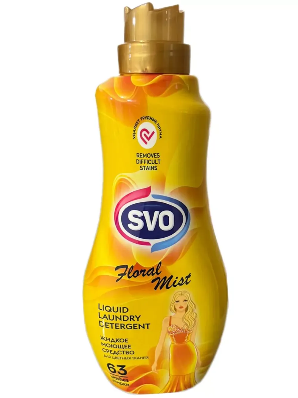 Жидкое моющее средство Svo для стирок 63  Floral Mist Цветочный Туман 1500Мл