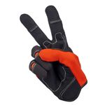 Moto Gloves / Черно-оранжевый