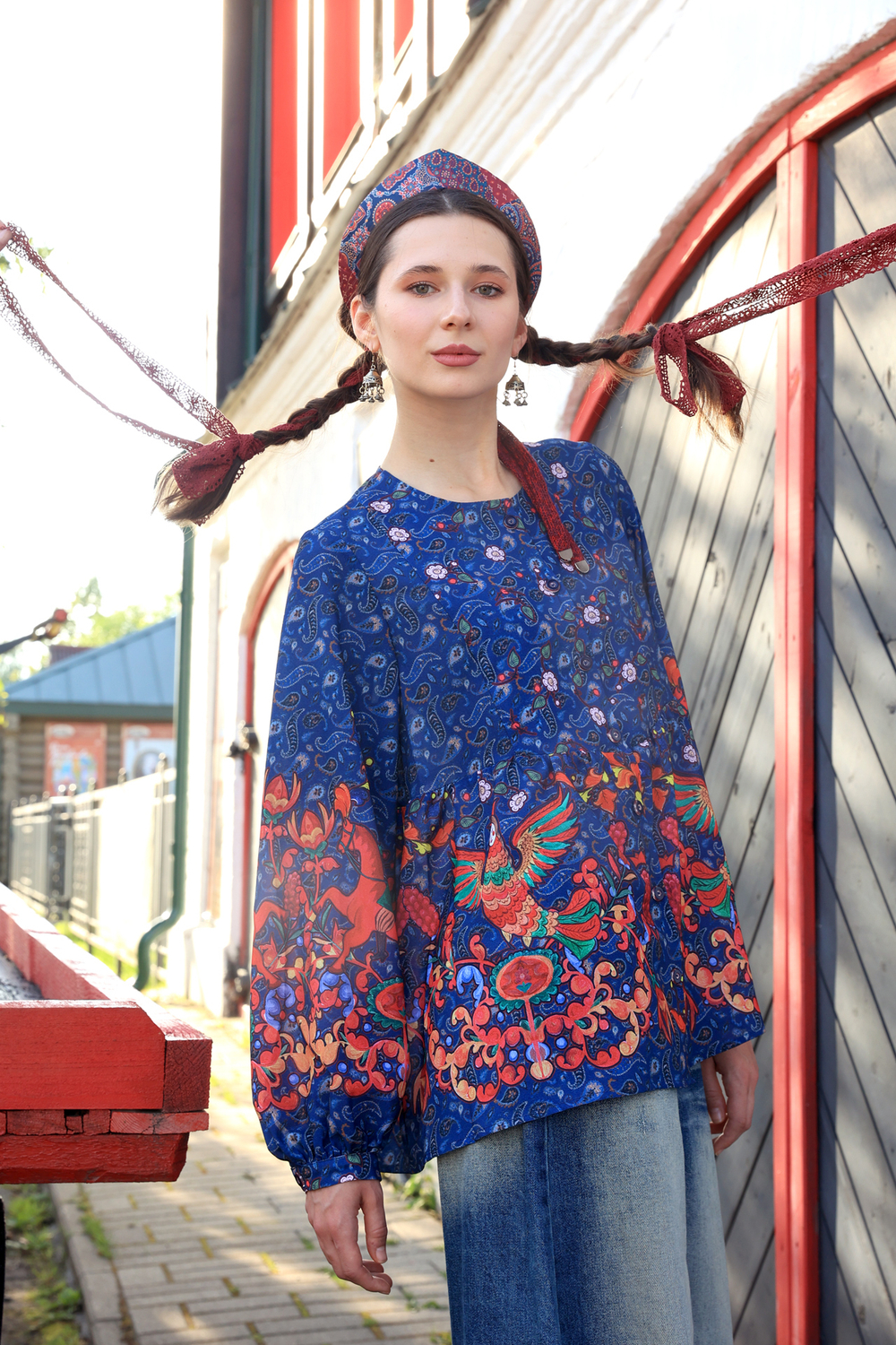 Blouse "Cloudberry. Maslenitsa"