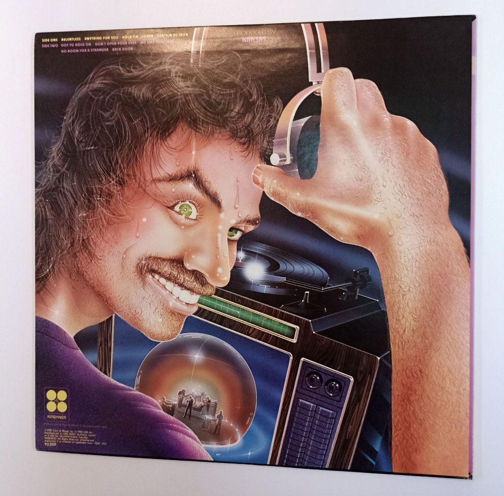 Винтажная виниловая пластинка LP Kansas Audio Visions (Japan 1980)