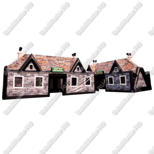 Надувной шатёр-бар «Кирпичный паб», 12×7×6,5 м
